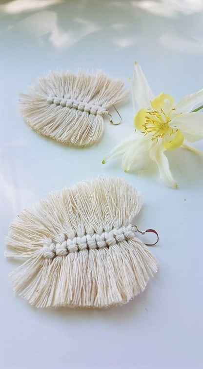 Handmade Macramé Earrings