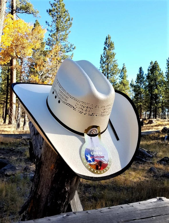 Texas Gold Brimmed Edge Detail- Bangora Cowboy Hats