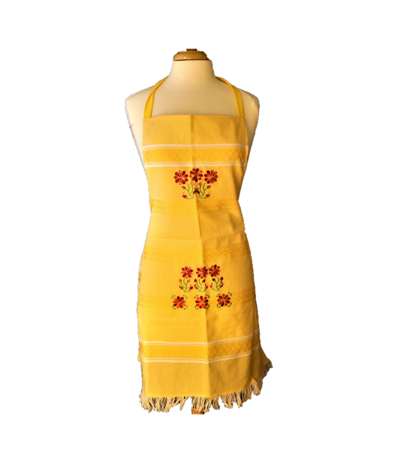 Handmade Mexican Embroidered Apron